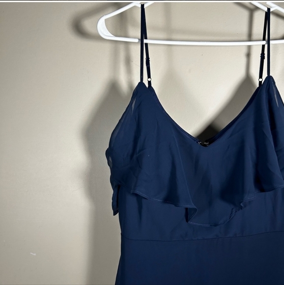 Birdy Grey navy blue bridesmaid dress- L - Picture 2 of 10